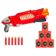 Бластер Nerf Мега Даблбрич (B9597) + бочонки