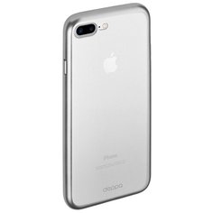 Чехол-накладка Deppa Gel Plus Case (матовый) для Apple iPhone 7 Plus/iPhone 8 Plus серебряный
