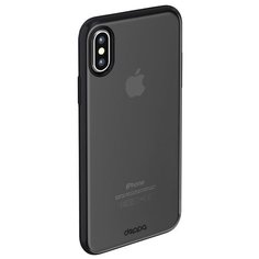 Чехол-накладка Deppa Gel Plus Case (матовый) для Apple iPhone X/Xs черный