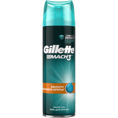 Гель для гладкого и мягкого бритья Mach3 Gillette, 200 мл