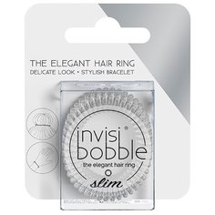 Резинка Invisibobble Slim (упаковка с подвесом) 3 шт. crystal clear