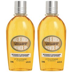 Масло для душа LOccitane en Provence Almond, 250 мл, 2 шт.
