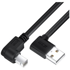 Кабель USB 1.0м для принтера камеры сканера МФУ оргтехники AM / BM угловой GCR