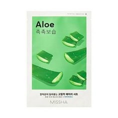 Missha Маска для лица с экстрактом алоэ - Airy fit sheet mask aloe, 19г