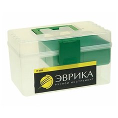 Ящик с органайзером Эврика ER-10335 28x16.5x16.3 см прозрачный