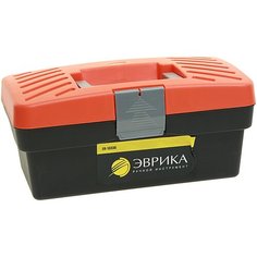 Ящик с органайзером Эврика ER-10336 28.5x15.5x12.5 см оранжевый/черный