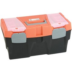 Ящик с органайзером Эврика ER-10340 50x25x26 см оранжевый/черный