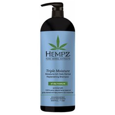 Hempz шампунь Triple Moisture Moisture-rich Daily Herbal Replenishing, 1 л