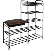 Обувница ЗМИ ПДОсСя 360 , размер (ШхГ): 89х30 см , цвет: черный/коричневый