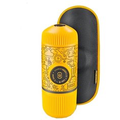 Кофеварка рожковая Wacaco Nanopresso c жёстким чехлом, yellow tattoo