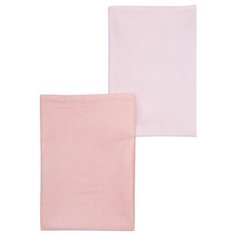 Многоразовые пеленки Сонный Гномик муслиновые 92x65 розовый/персиковый 2 шт.