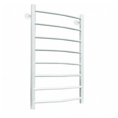 Полотенцесушитель водяной ARIANO Флоренция 60х53 белый матовый, 5 перекладин, американки угловые 1x3/4 в комплекте
