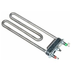 НАГРЕВАТЕЛЬНЫЙ ЭЛЕМЕНТ (ТЭН) ДЛЯ СТИРАЛЬНОЙ МАШИНЫ INDESIT (ИНДЕЗИТ), ARISTON (АРИСТОН) 1800W, ДЛИННА 195 ММ, С ОТВЕРСТИЕМ ПОД ДАТЧИК