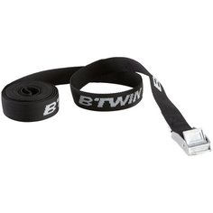 Комплект из 2 ремней по 3 м черные BTWIN X Декатлон Decathlon