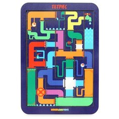 Развивающее пособие из дерева Тетрис малый, Водопровод-1 Woodland