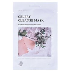 Detoskin CELERY CLEANSE MASK Тканевая маска очищающая с экстрактом Сельдерея