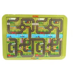 Развивающее пособие из дерева Тетрис большой , Карта города Woodland
