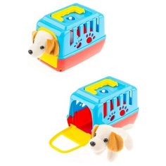 Собачка в синем домике-переноске Panawealth Inter Holdings