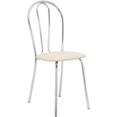 Стул Leset Луар, Хром, экокожа Бежевая