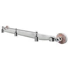 Полка стеклянная с бортиком WasserKRAFT Nau K-7744