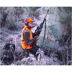 Джемпер муж. для охоты 500, размер: M, цвет: Кофейный/Темно-Ореховый SOLOGNAC Х Декатлон Decathlon