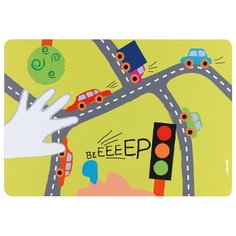 Коврик сервировочный детский On the Road зеленый Guzzini 22606752GR