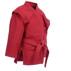 Куртка для самбо (самбовка) 100 красная для детей, размер: 100 SAMBO Х Декатлон Decathlon