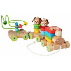 Каталка - пирамидка Паровозик Чух Lucy&Leo