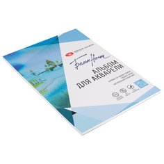 Белые ночи / Альбом для рисования, А3, плотность 280 г/м2, 15 листов, 100% целлюлоза, среднее зерно, ЗХК Невская палитра