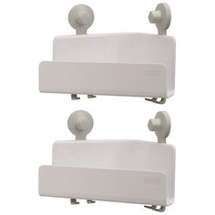 Набор Joseph Joseph из 2 угловых органайзеров для душа EasyStore белый 70550