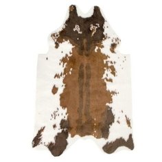 Коврик "Животные" Коровка LUCKY, 95х140 см, белый/коричневый