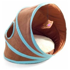 Лежак для кошек Triol CT49 43х38х35 см коричневый