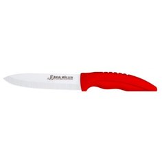 Нож для нарезки керамический "Frank Moller", 12,5 см, цвет красный