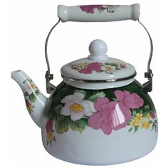 Чайник эмалированный со свистком Mercury, 2,8 л