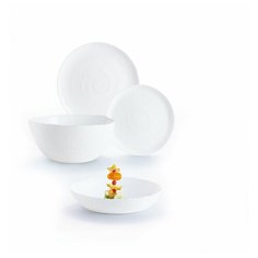 Столовый сервиз AMMONITE BLANC 19 предметов 6 персон Luminarc