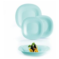 Столовый сервиз CARINE LIGHT TURQUOISE 18 предметов 6 персон Luminarc