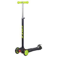 Самокат-кикборд Novatrack "Foxx. RainBow", подростковый, зеленый