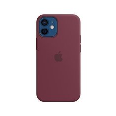 Панель силиконовая Apple Silicone Case with MagSafe для iPhone 12 mini, Plum