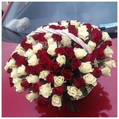 101 Роза в корзине Roza4 U