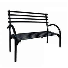 ЗМИ Скамейка со спинкой "Беседа 3" черная