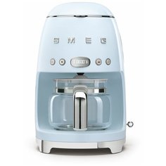 Кофеварка smeg DCF02, пастельный голубой