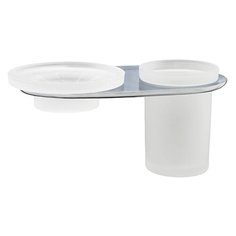 Стакан в ванную WasserKRAFT Kammel K-8326 с мыльницей