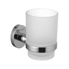 Стакан стеклянный Lemark Atlantiss LM3236C хром