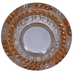 Встраиваемый светильник со светодиодной подсветкой Reluce22092-9.0-001PL MR16+LED3W CL+GD