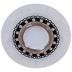 Встраиваемый светильник со светодиодной подсветкой Reluce00737-9.0-001CN MR16+LED3W F+BK