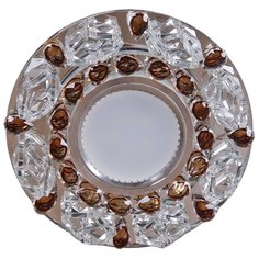Встраиваемый светильник со светодиодной подсветкой Reluce22093-9.0-001PL MR16+LED3W CL+GR