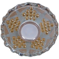 Встраиваемый светильник со светодиодной подсветкой Reluce62060-9.0-001PL MR16+LED5W CL+GD