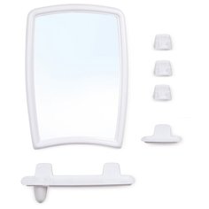 Зеркало BEROSSI 41 35 х 52 см снежно-белый в раме