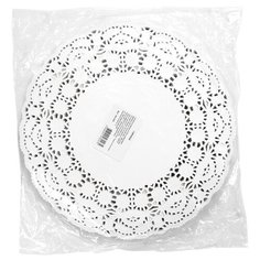 Салфетка ажурная, бумажная, 26 см, 250 шт/упаковке, AVIORA (104-059)