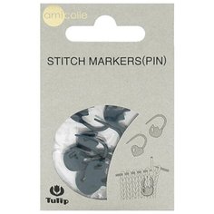 Набор маркеров для вязания Tulip "Amicolle", 7 штук, цвет: темно-синий, арт. AC-026E
